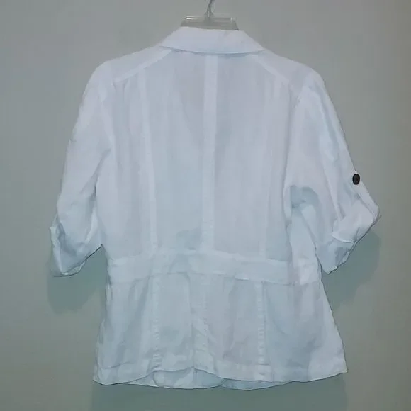 Chico's Linen jacket - Picture 2 of 4